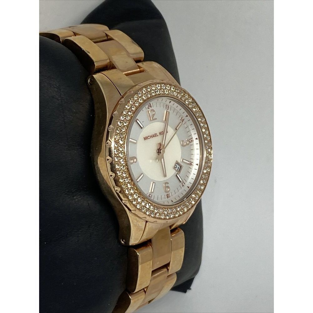 Michael Kors Glitz MK5403 Women's Stainless Steel Analog Dial Quartz Watch MP79 - Picture 5 of 12